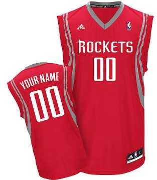 Men & Youth Customized Houston Rockets Red Jersey->customized nba jersey->Custom Jersey